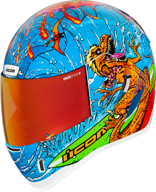 CASCO ICON AIRFORM DINO FURY AZUL