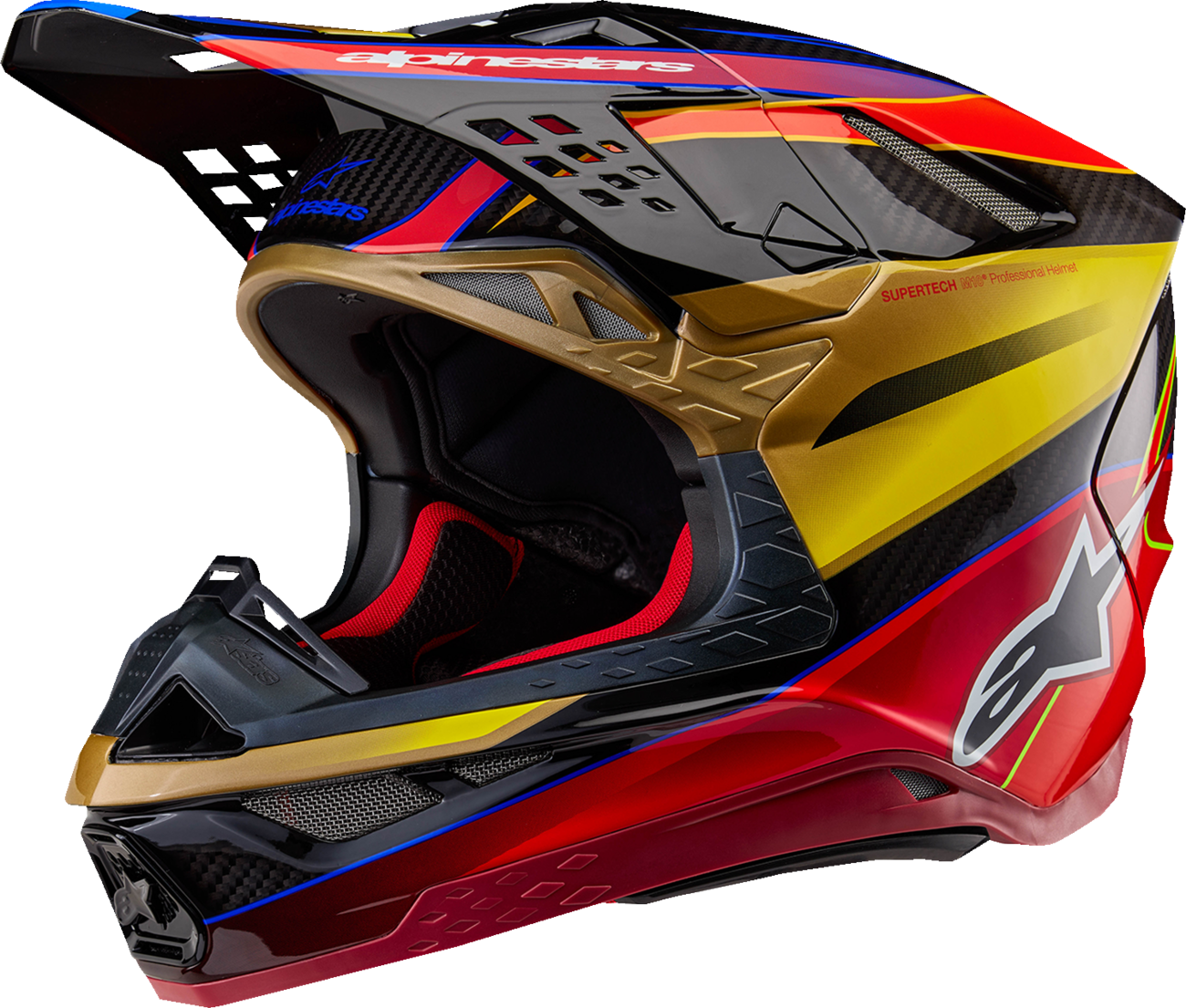 CASCO INTEGRAL ALPINESTARS SUPERTECH M10 ERA ROJO/AMARILLO/NEGRO