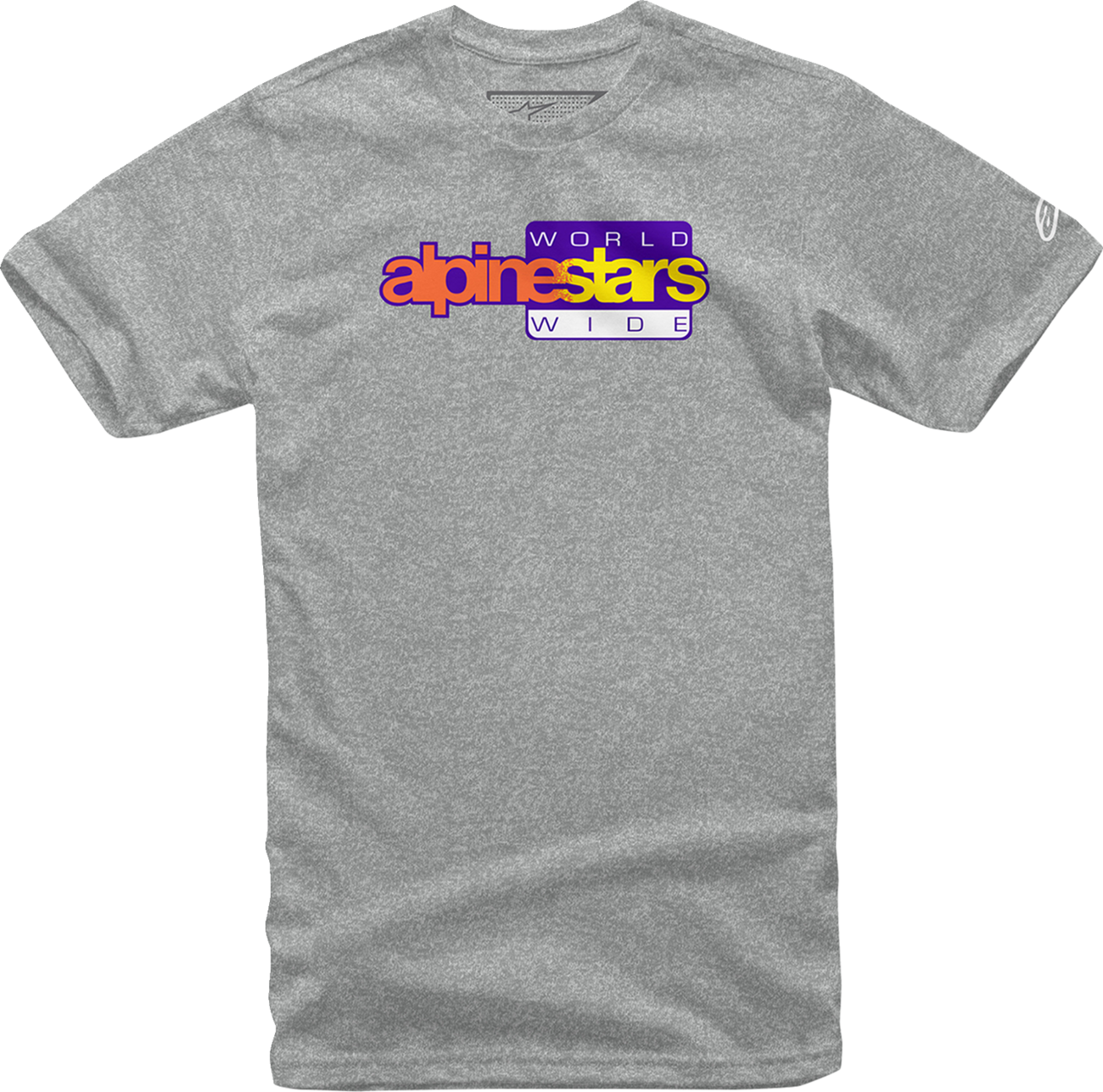 CAMISETA ALPINESTARS WORLD WIDE AGAIN GRIS