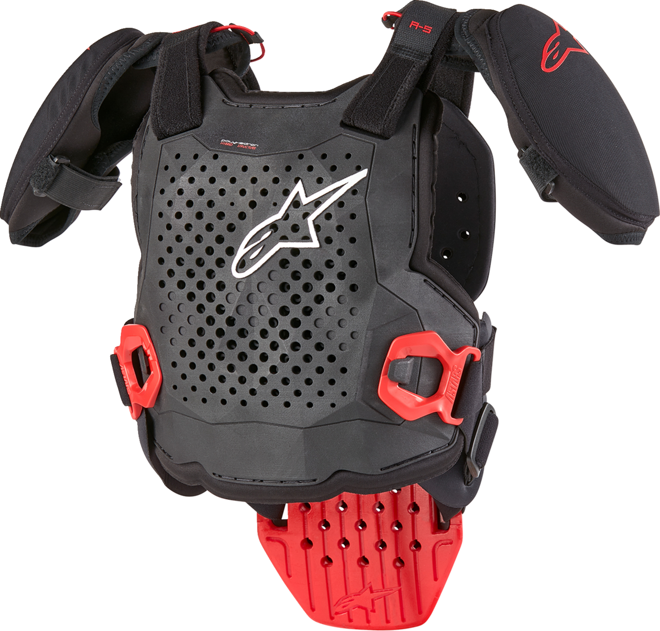 PROTECTOR DE PECHO ALPINESTARS A5 S V2 BLANCO/ROJO/AZUL PARA NIÑO