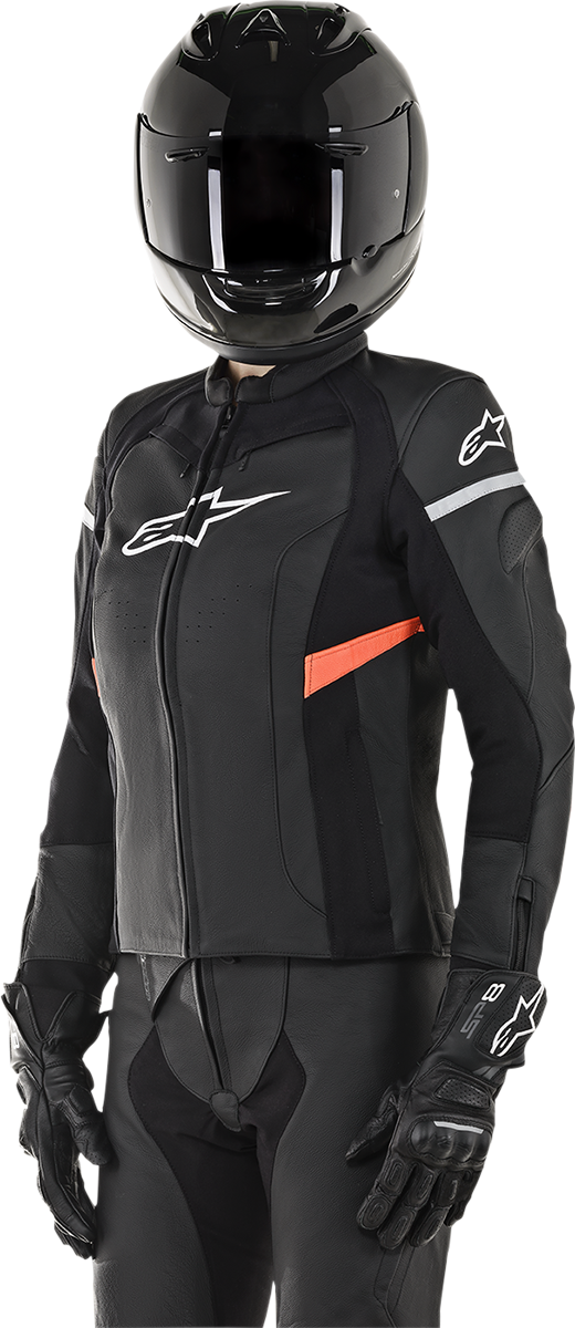 CHAQUETA ALPINESTARS KIRA NEGRO/ROJO PARA DAMA