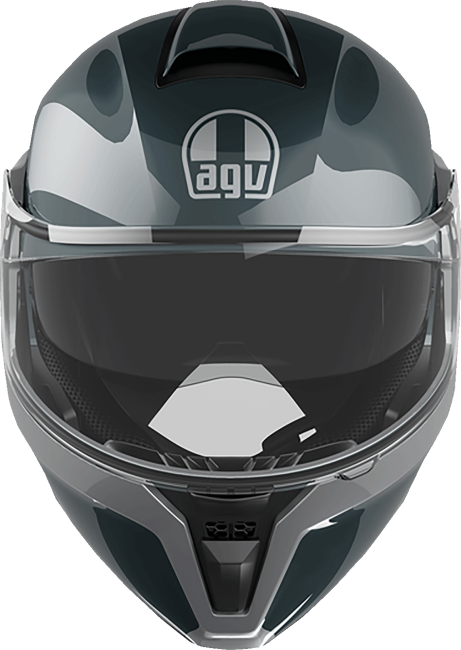 CASCO AGV STREETMODULAR ASFALTO GRIS MATE