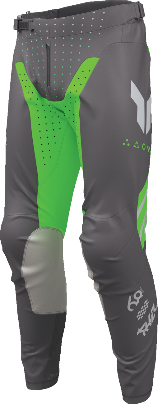 PANTALONES THOR LAUNCHMODE FUTURA CHARCOAL/VERDE