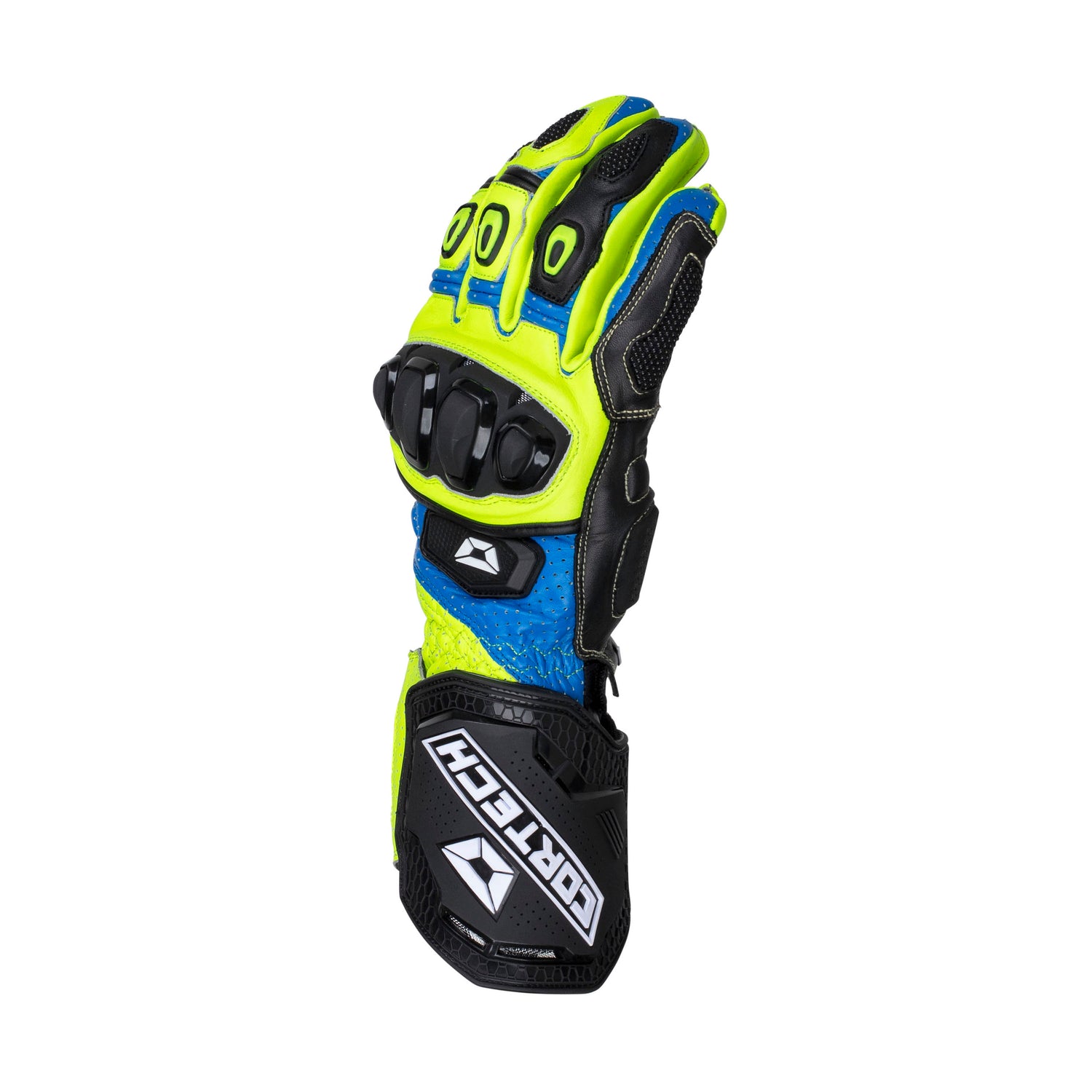 GUANTES CORTECH ADRENALINE GP AZUL/ALTA VISIBILIDAD