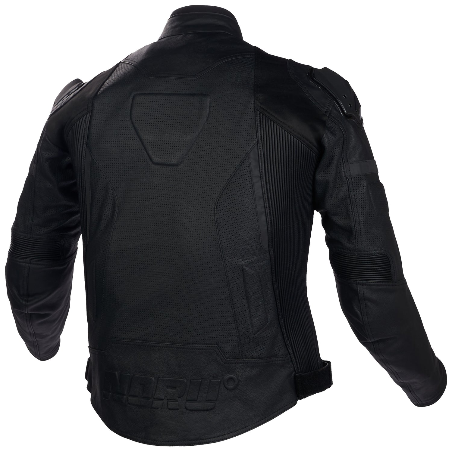 CHAQUETA DE CUERO NORU KANEDA NEGRO
