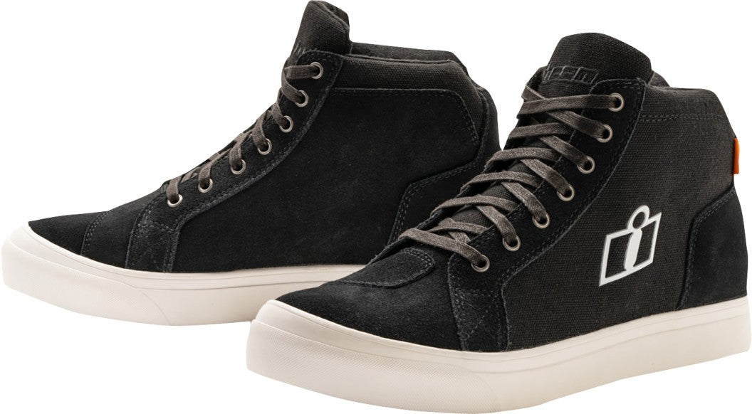 BOTAS ICON CARGA CE CLASSC NEGRO BLANCO – ATOAMOTOS