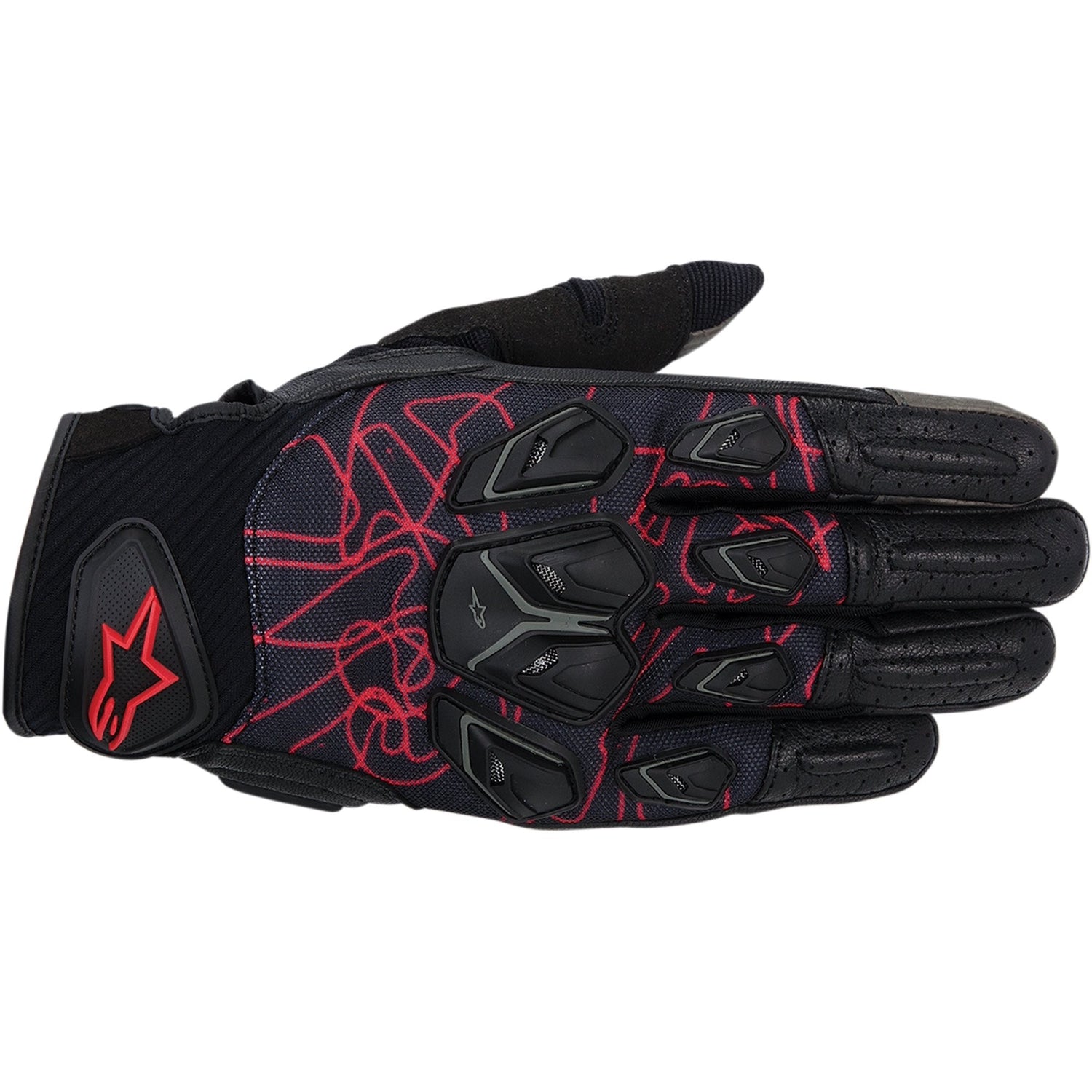GUANTES  MASAI  ROJO NEGRO