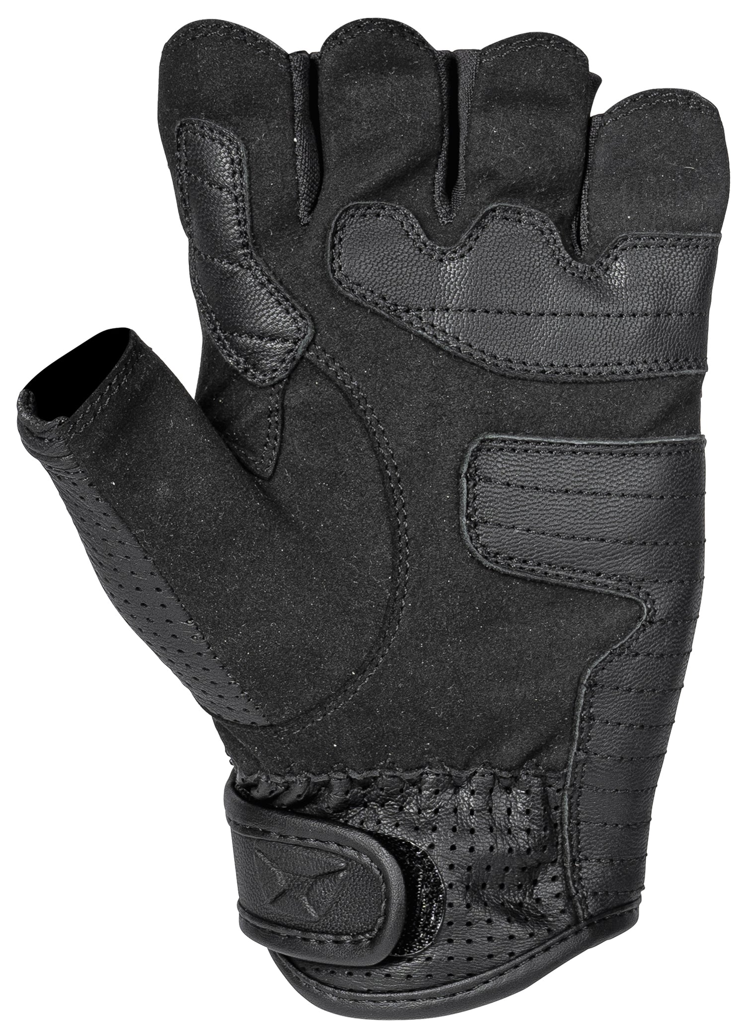 GUANTES SIN DEDOS CORTECH FLIP OFF NEGRO