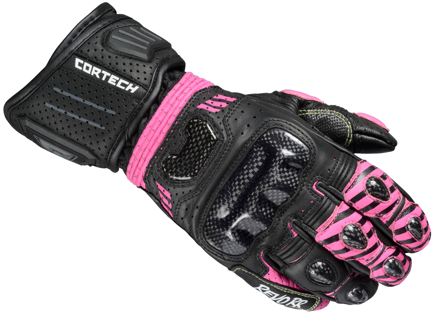 GUANTES PARA DAMA CORTECH REVO SPORT RR NEGRO/ROSADO
