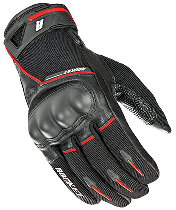 GUANTES JOE ROCKET SUPER MOTO NEGRO ROJO