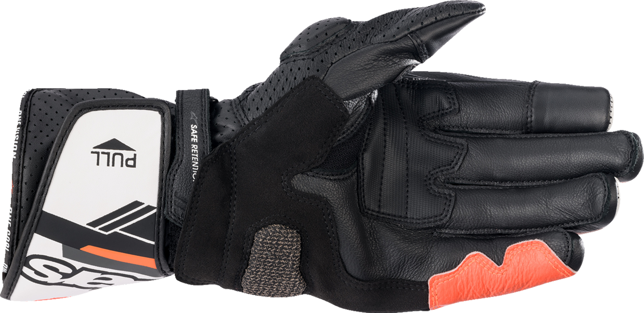 GUANTES ALPINESTARS SP-8 V3 NEGRO/BLANCO/ROJO