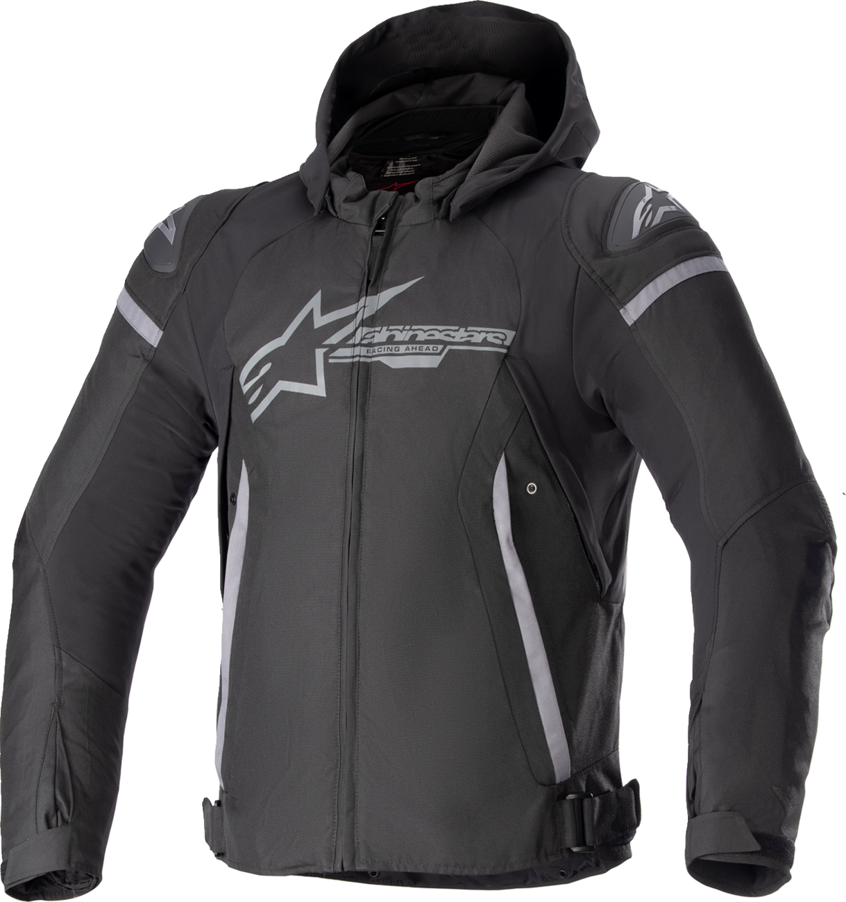 CHAQUETA IMPERMEABLE ALPINESTARS ZACA NEGRA/GRIS