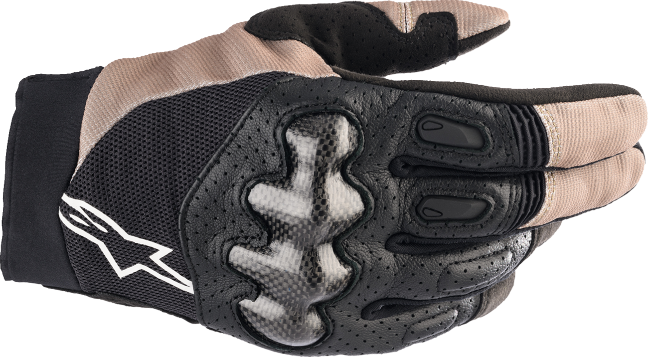 GUANTES ALPINESTARS MEGAWATT V2 NEGRO Y PLATA