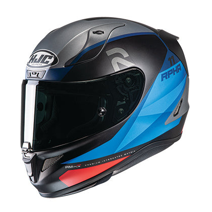 CASCO INTEGRAL HJC RPHA 11 PRO TEXEN AZUL NEGRO