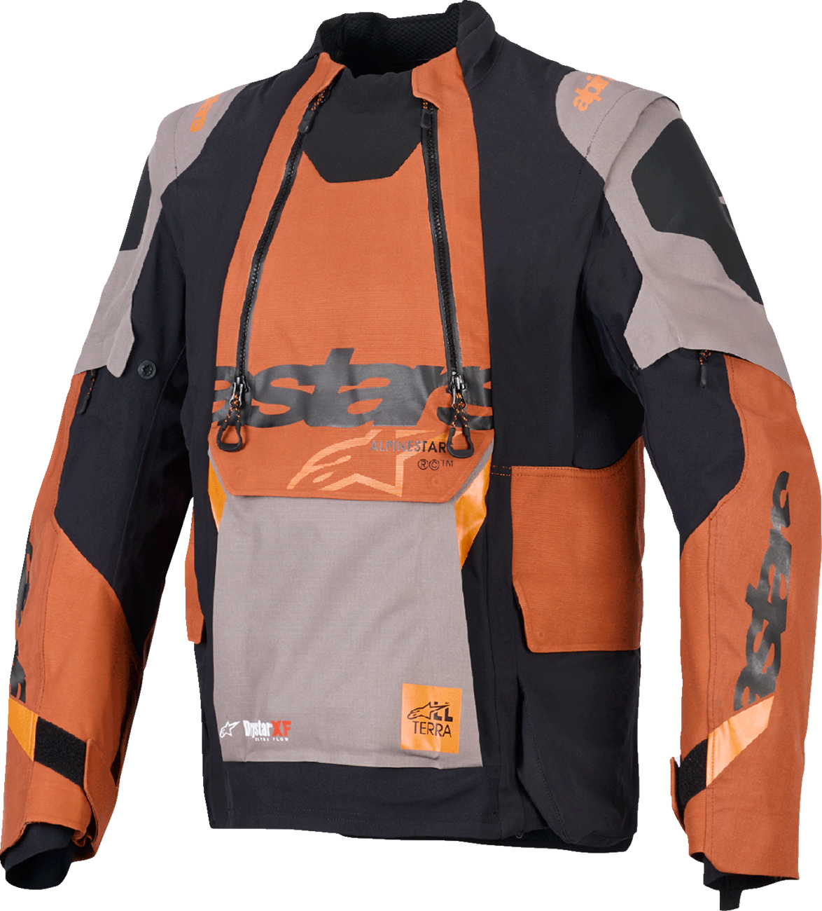 CHAQUETA ALPINESTARS HALO PRO DRYSTAR XF LAMINATED NOGAL/OXIDO/NEGRO