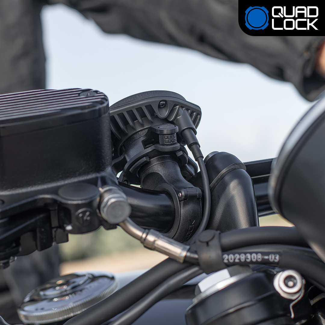 Amortiguador de Vibraciones Quad Lock para Motocicleta: Protección Avanzada de Cámara Smartphone
