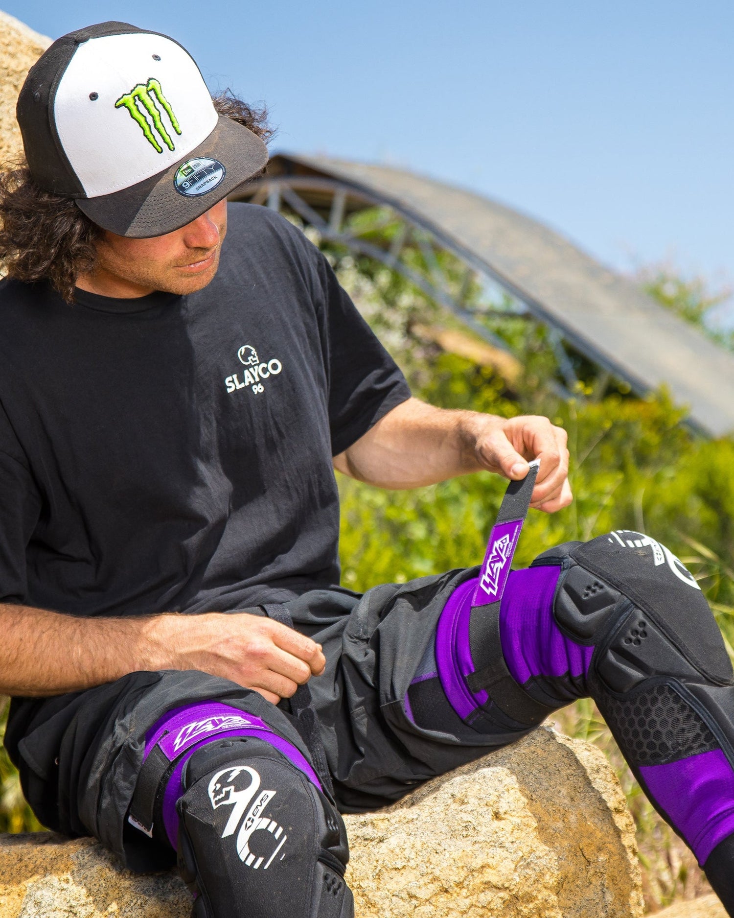 Protectores Rodilla EVS Slayco96 Motocross Freestyle Enduro Alta Protección Superior