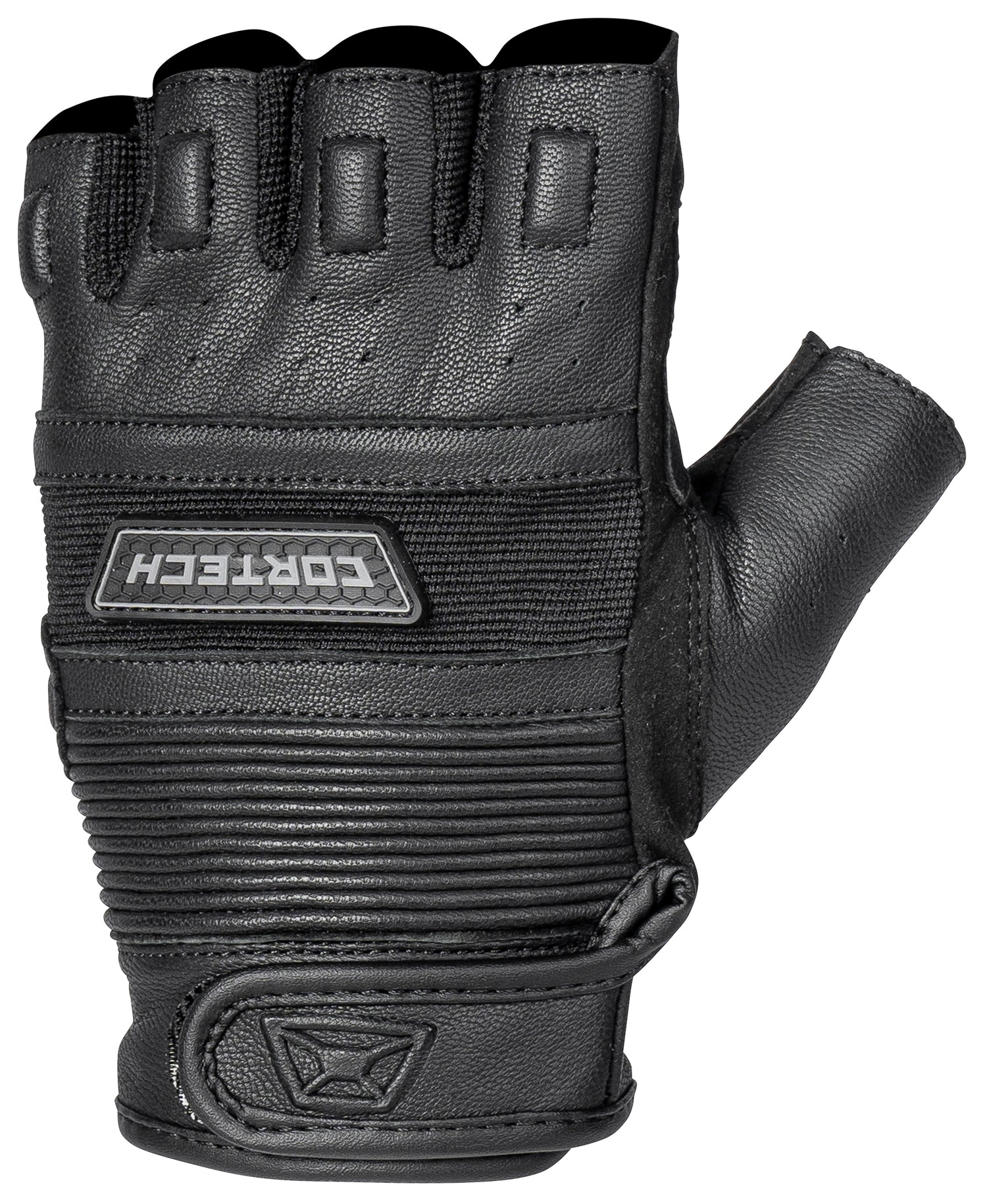 GUANTES SIN DEDOS CORTECH FLIP OFF NEGRO