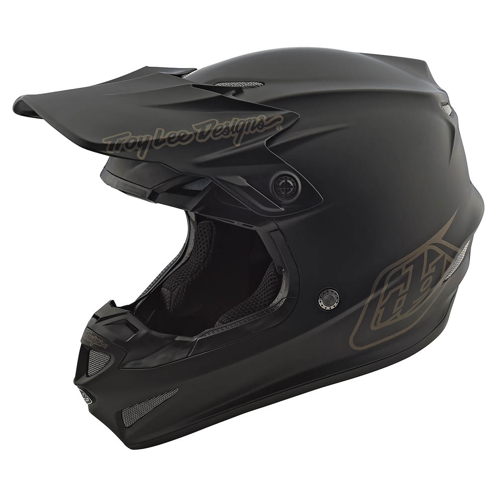 Casco Juvenil Troy Lee Designs GP Mono Negro Motocross Enduro Ligero Certificado