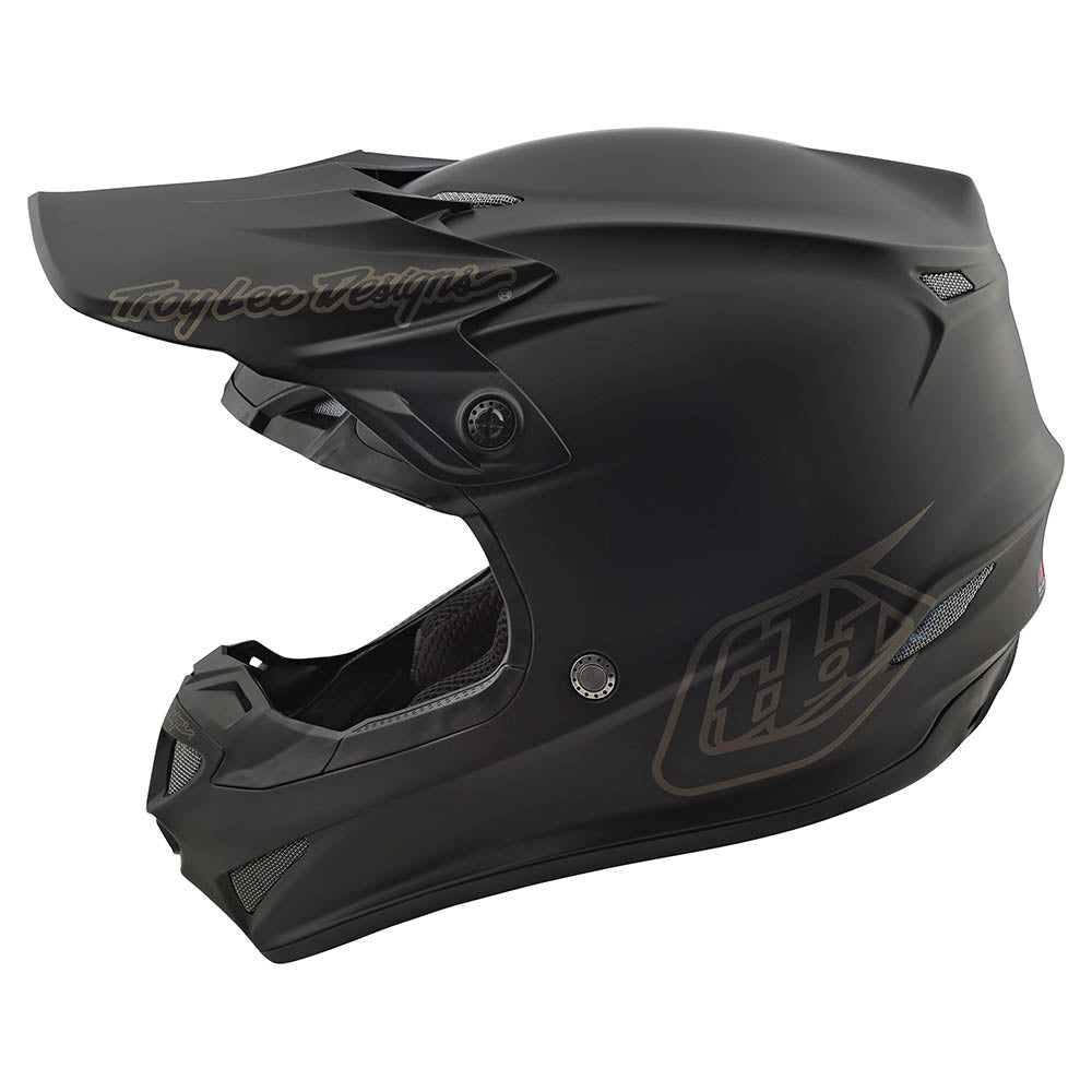 Casco Juvenil Troy Lee Designs GP Mono Negro Motocross Enduro Ligero Certificado