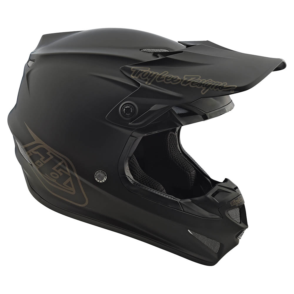 Casco Juvenil Troy Lee Designs GP Mono Negro Motocross Enduro Ligero Certificado
