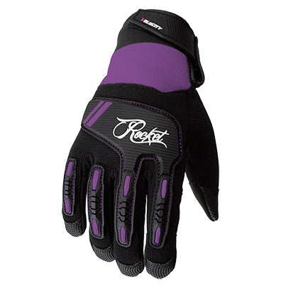 GUANTES JOE ROCKET VELOCITY 3.0 NEGRO/MORADO PARA DAMA