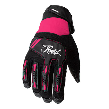 GUANTES JOE ROCKET VELOCITY 3.0 NEGRO/ROSA PARA DAMA