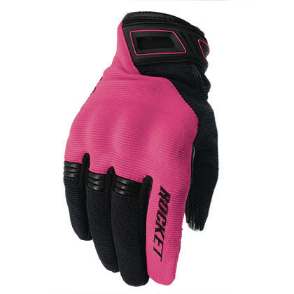 GUANTES JOE ROCKET NOBLE NEGRO/ROSADO