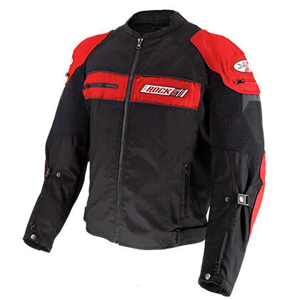 CHAQUETA JOE ROCKET DAYRIDE  NEGRO ROJO