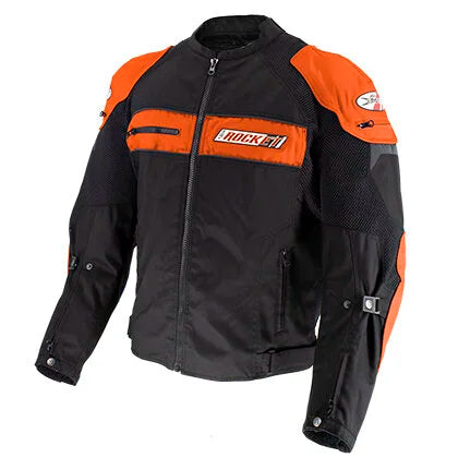 CHAQUETA JOE ROCKET CROSSFIRE   NEGRO ROJO