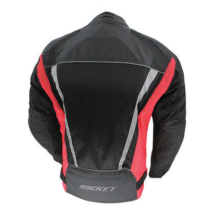 CHAQUETA JOE ROCKET ANALOG NEGRO ROJO