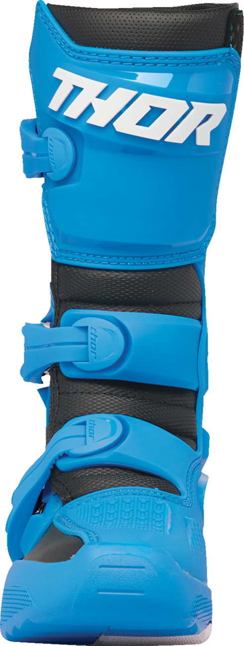 BOTAS THOR BLITZ XR PARA NINO AZUL NEGRO