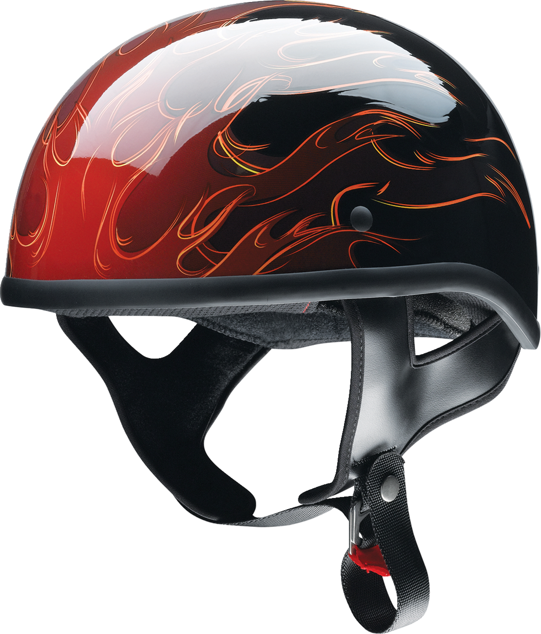 CASCO ABATIBLE Z1R CC BEANIE HELLFIRE ROJO
