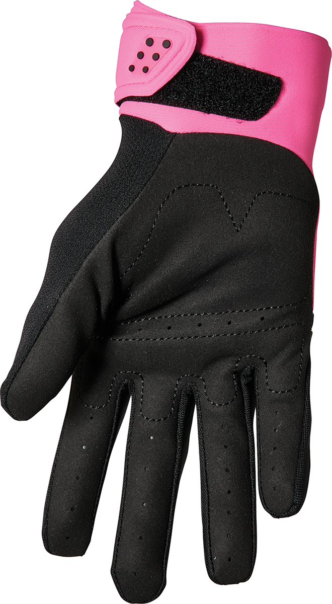 GUANTES THOR SPECTRUM PARA DAMA ROSA/NEGRO