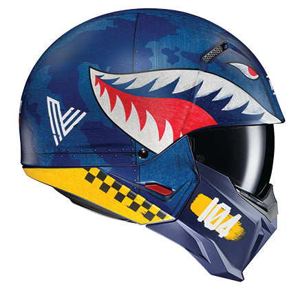 CASCO INTEGRAL HJC I20 VANGUARD AZUL