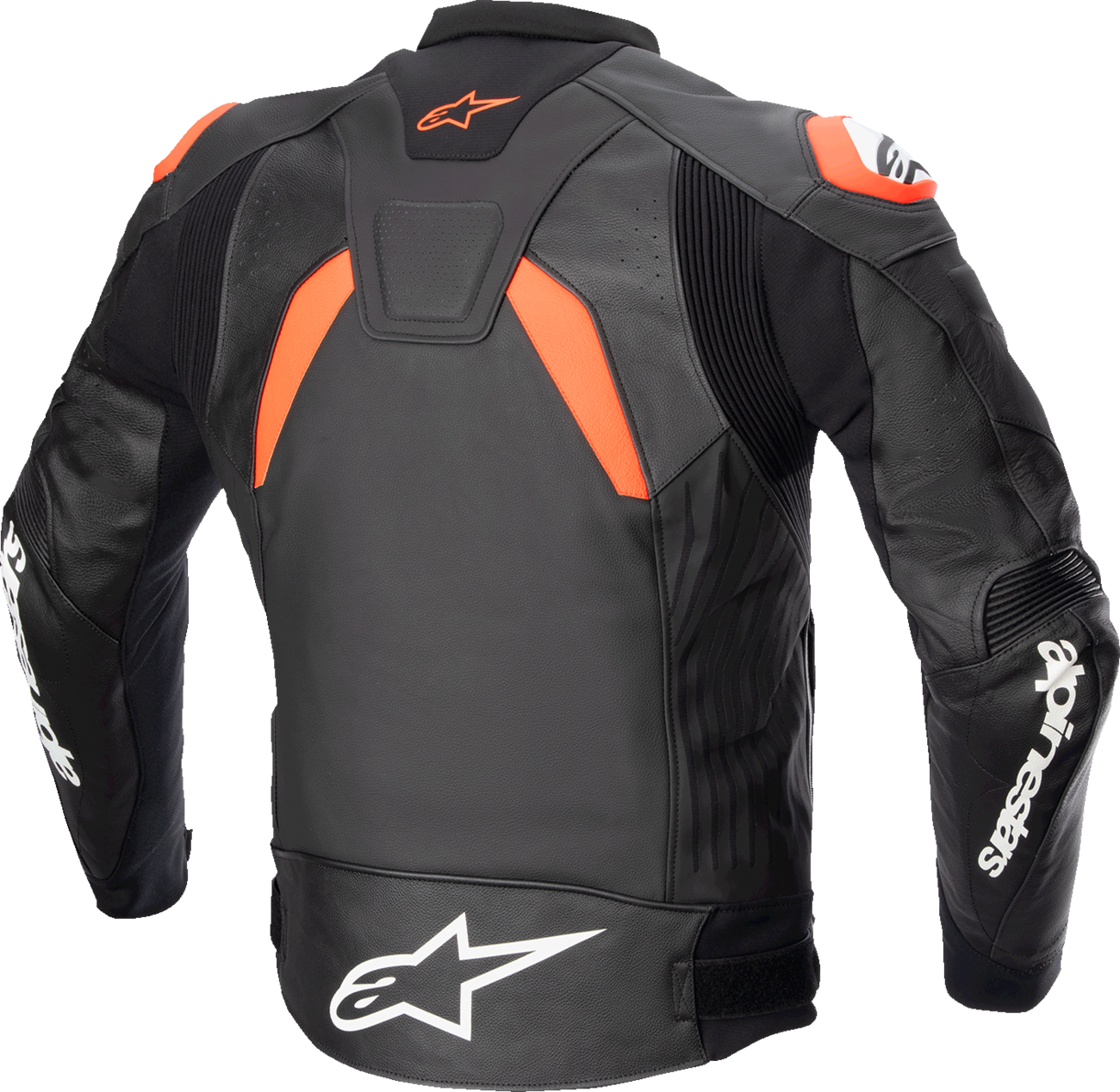 CHAQUETA DE CUERO ALPINESTARS GP PLUS V4 NEGRO/ROJO/BLANCO