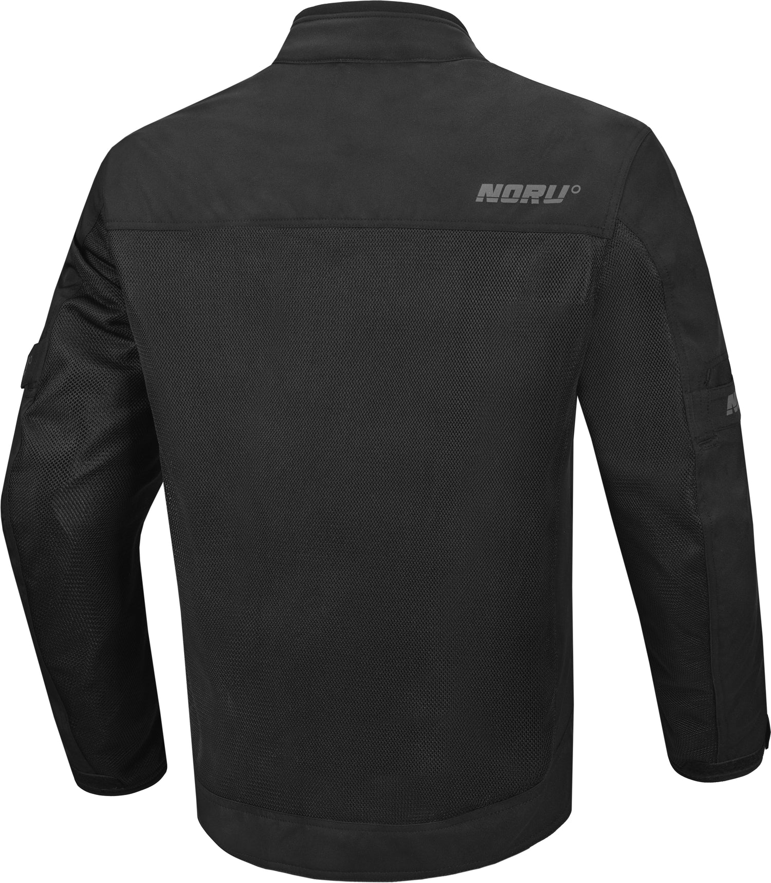 CHAQUETA DE MALLA PARA AVENTURA NORU HAKKEN NEGRO