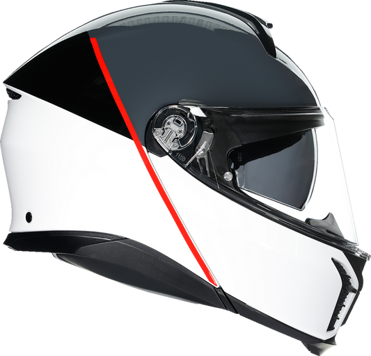CASCO AGV  TOURMODULAR BALANCE ROJO GRIS