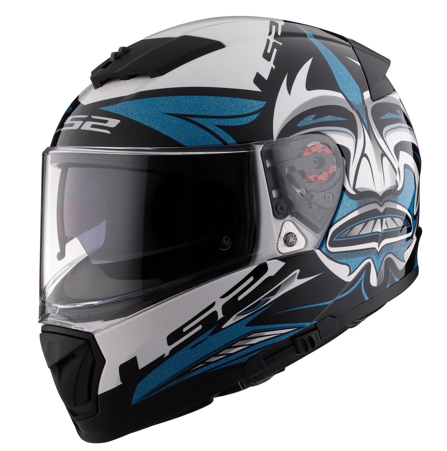 CASCO LS2 BREAKER DARK STAR AZUL BLANCO