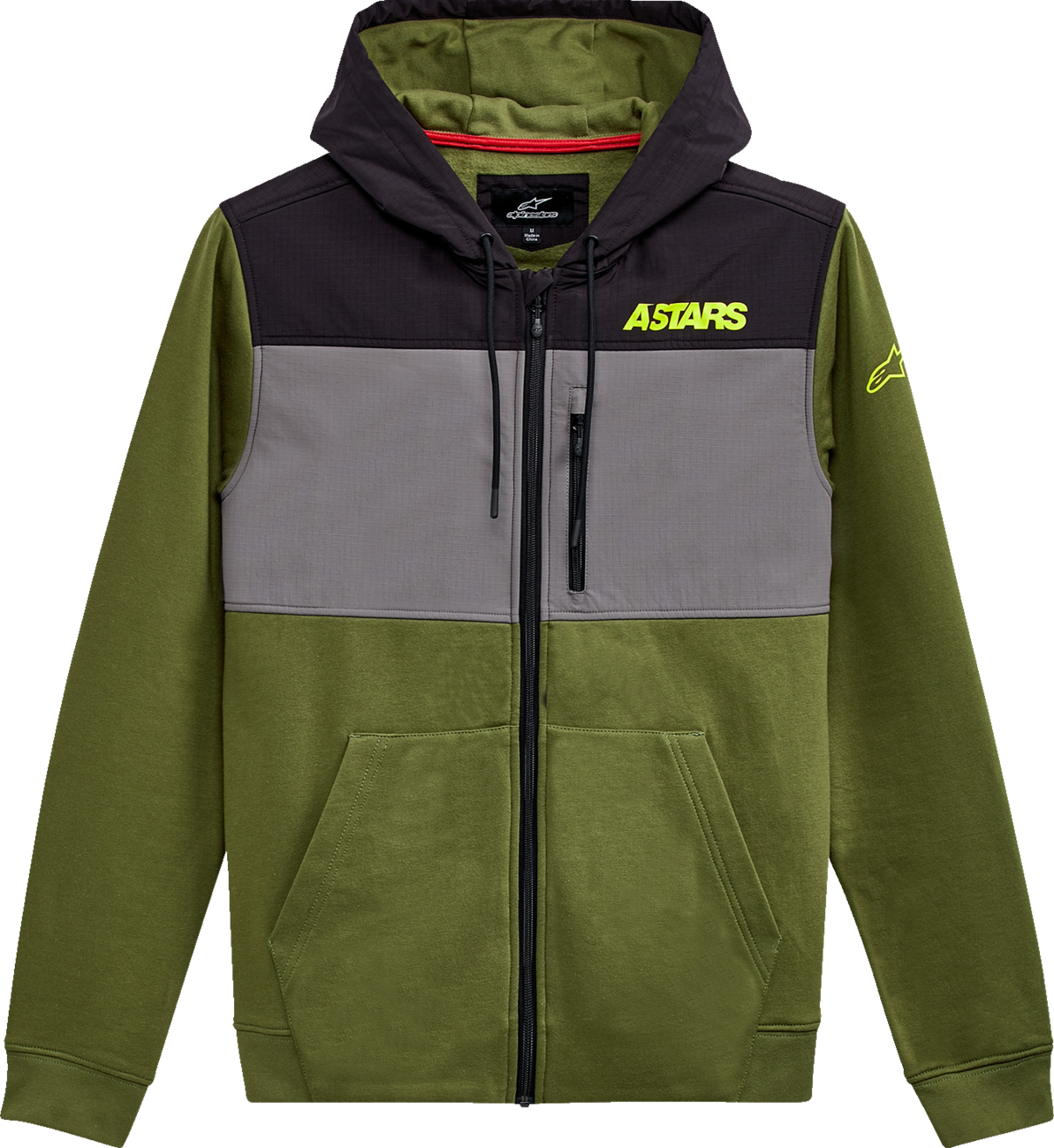 CHAQUETA ALPINESTARS ELEVATE HYBRID VERDE OLIVA