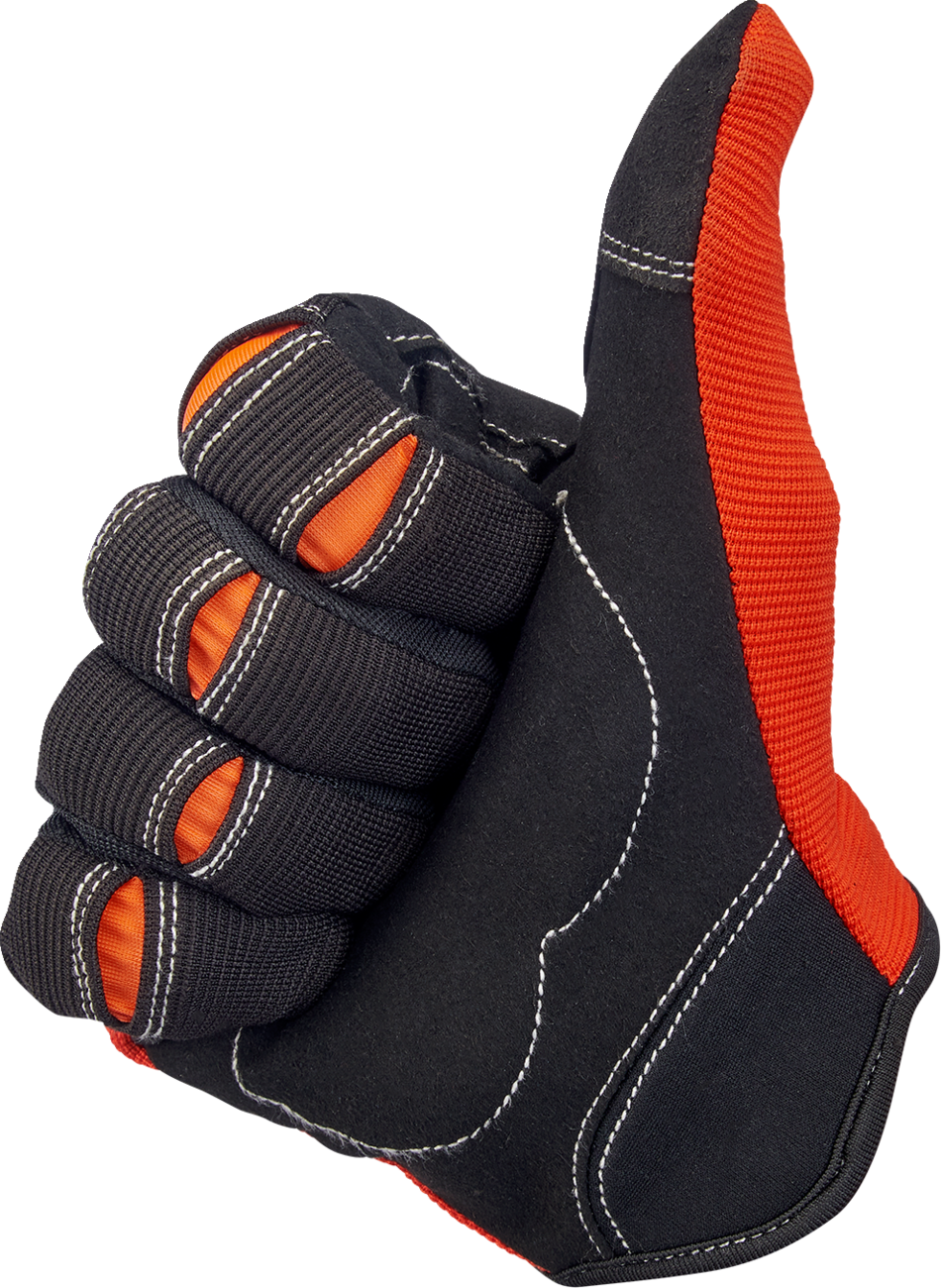 GUANTES BILTWELL MOTO NARANJA/NEGRO