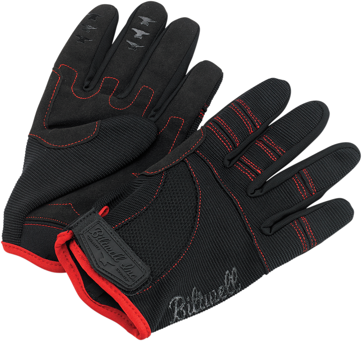 GUANTES BILTWELL MOTO NEGRO/ROJO