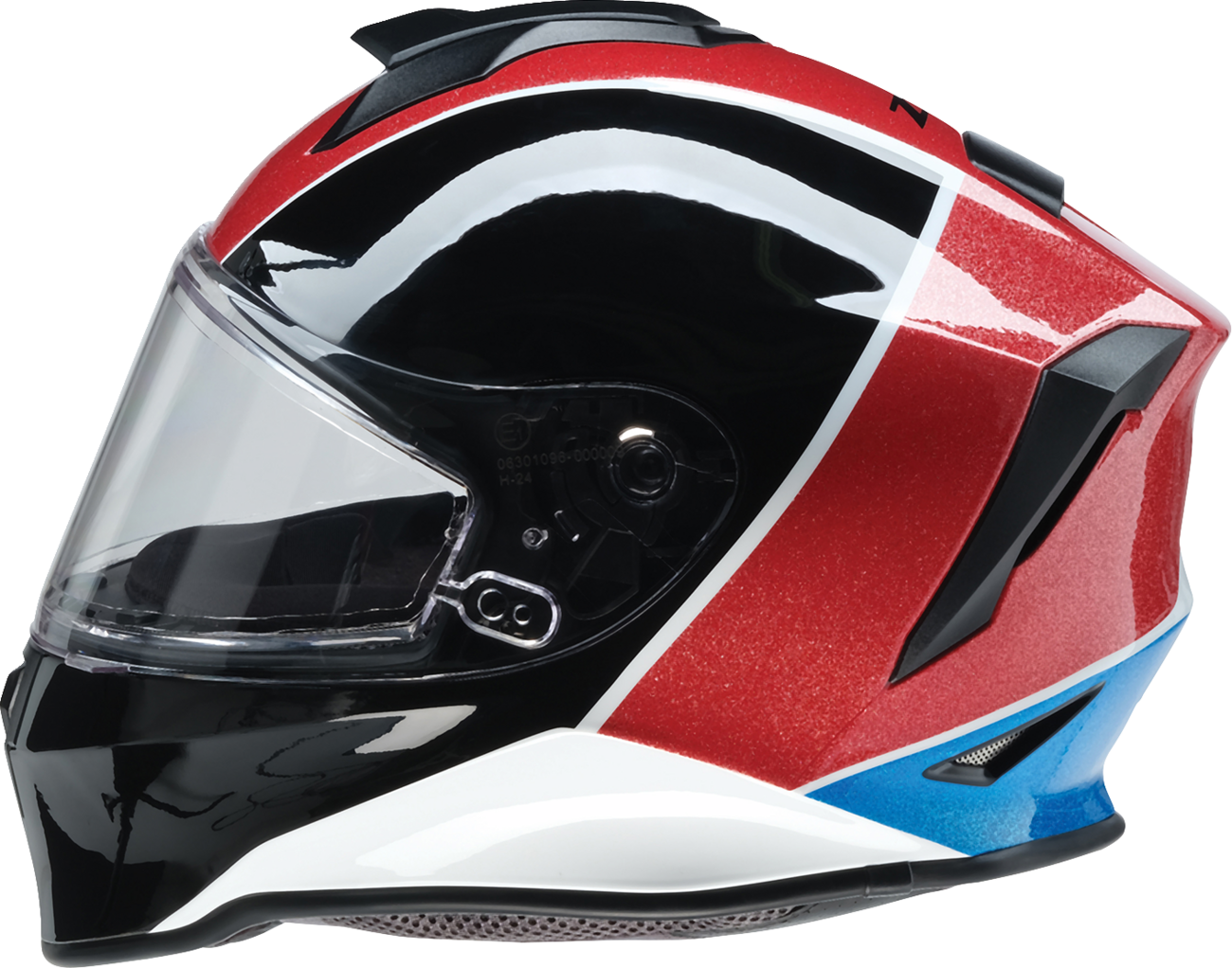 CASCO PARA NIEVE JUVENIL Z1R WARRANT FRESH POW ROJO BLANCO AZUL