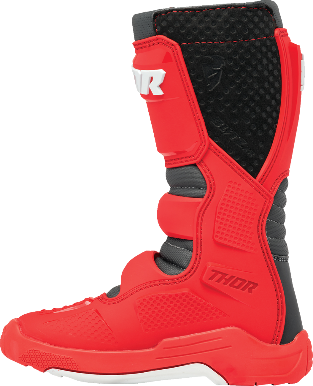 BOTAS THOR YOUTH BLITZ XR ROJO CROMO PARA NIÑO