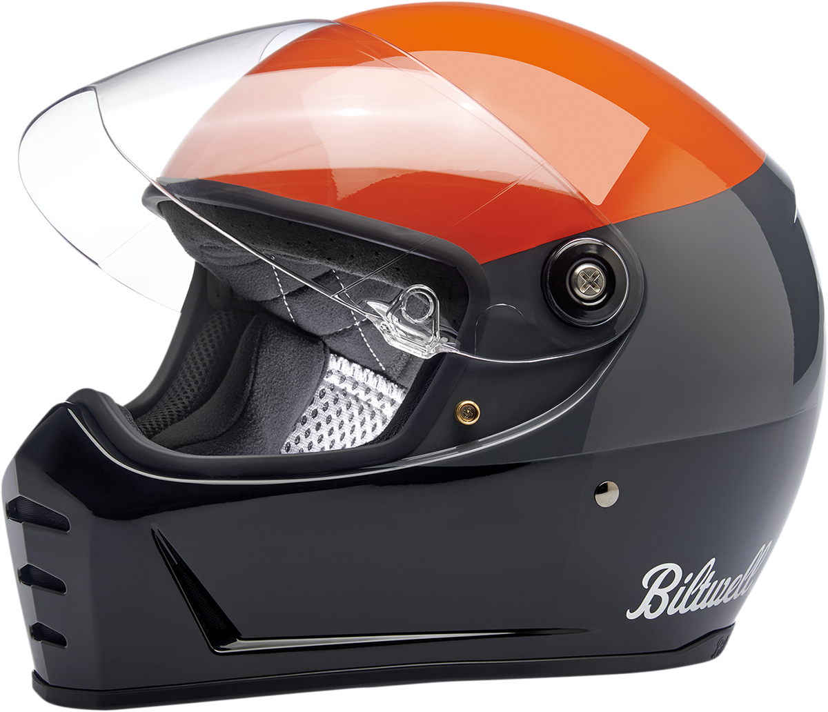 CASCO INTEGRAL BILTWELL LANESPLITTER PODIUM ORO GRANATE XXL