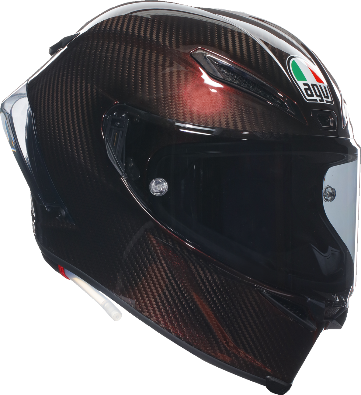 CASCO AGV PISTA GP R  ROJO CARBON