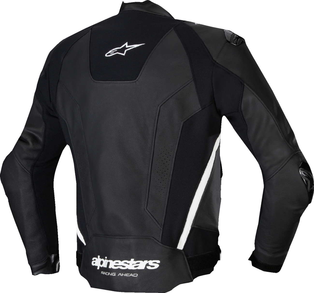CHAQUETA DE CUERO ALPINESTARS MISSILE V3 NEGRO/BLANCO