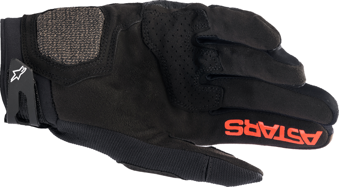 GUANTES ALPINESTARS MEGAWATT V2 NEGRO/ROJO