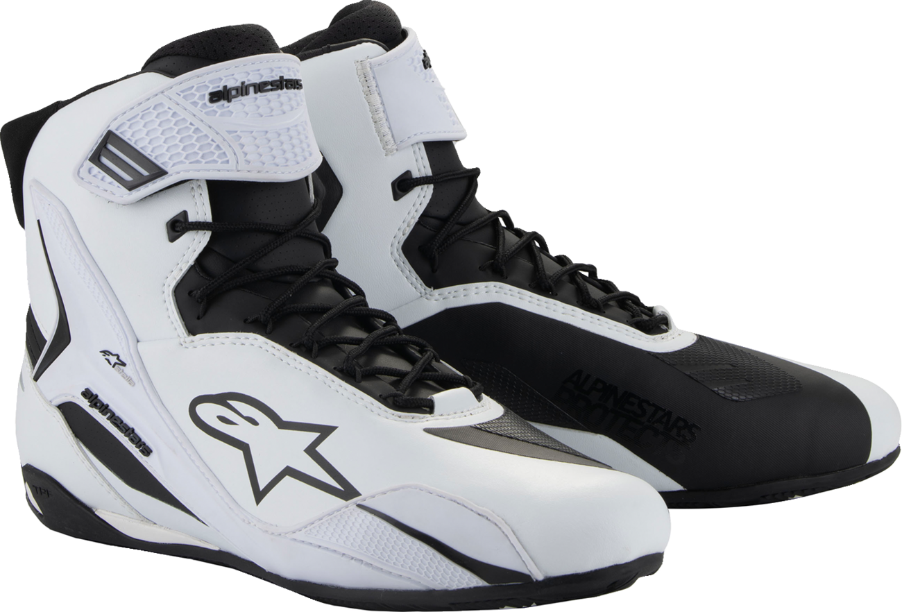 BOTINES ALPINESTARS STELLA FASTER V4 BLANCO/NEGRO PARA DAMA