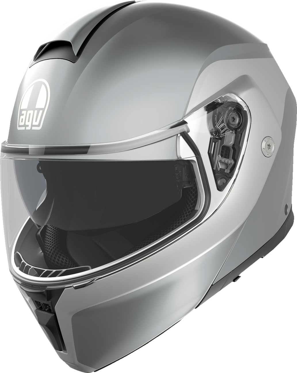 CASCO AGV STREET MODULAR LEVICO DOUBLE LIGHT GRIS MATE